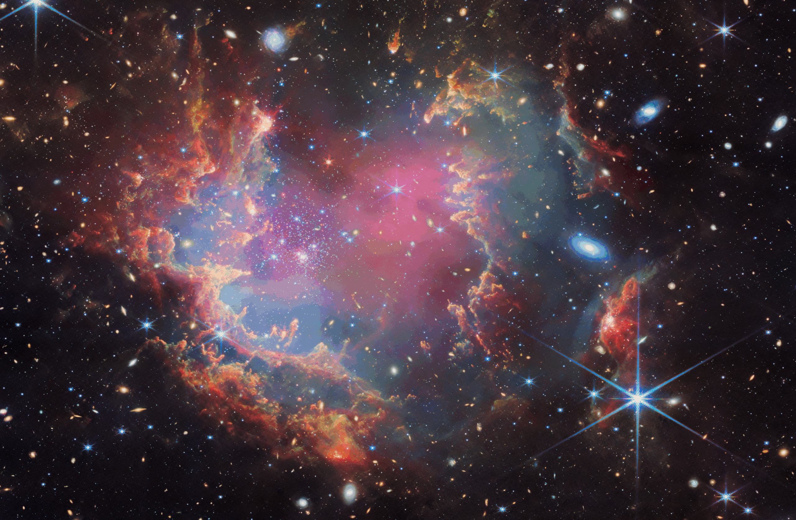 Nebula captured by James Webb Space Telescope