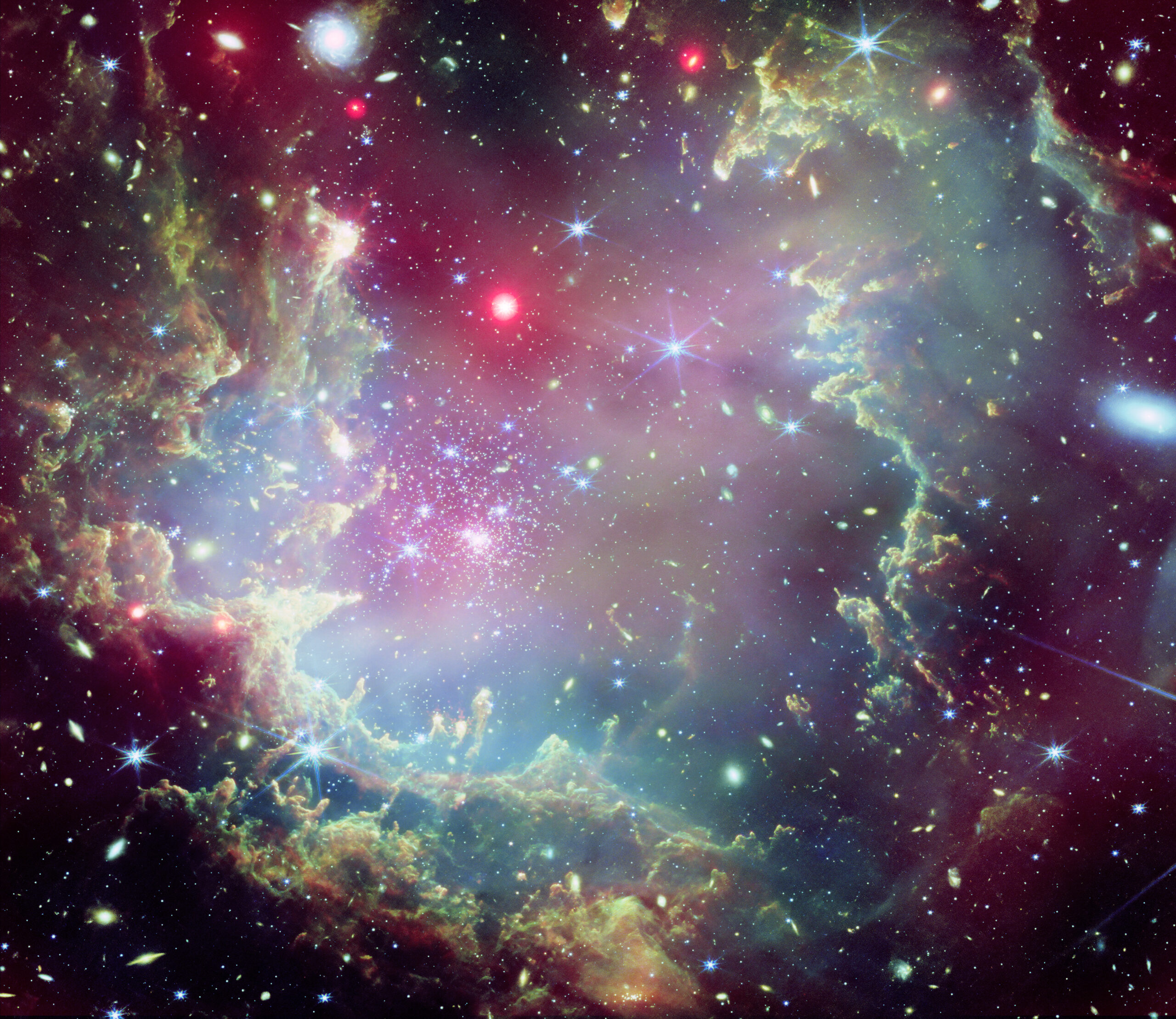 NGC 602 nebula - James Webb Space Telescope